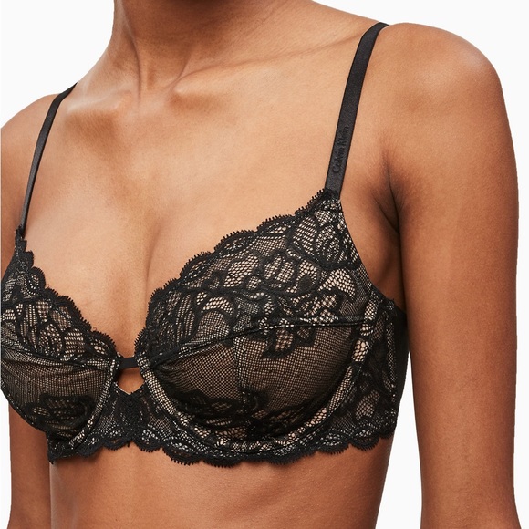 Calvin Klein Lace Unlined Bra - Picture 1 of 3